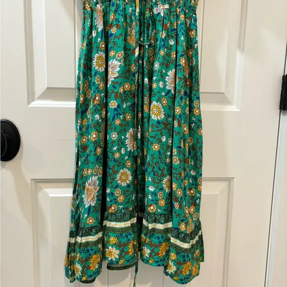 Bohemian Style - Floral Print Dress
