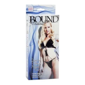 Bound by Diamonds - Diamond Teddy With Ribbon Ties