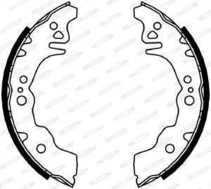 Brake Shoes Daihatsu Materia 1.5,Sirion 1.3,1.5