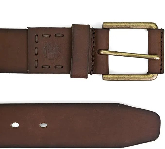 Brand new Great Quality Timberland Men's Casual 100% Leather Belt in Brown, Sz 50! With belts order 1 size larger than your pant size!