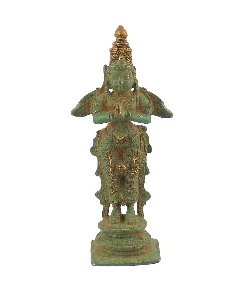 Brass Garud Green Antique Finish