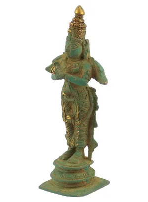Brass Garud Green Antique Finish