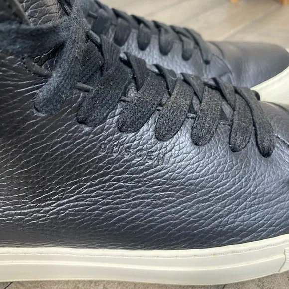 Buscemi Women’s Black/White Leather Sneakers Shoes US 11