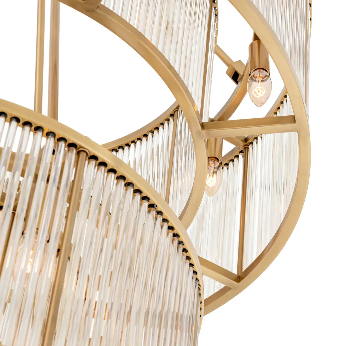 Chandelier Bernardi - Antique Brass Finish
