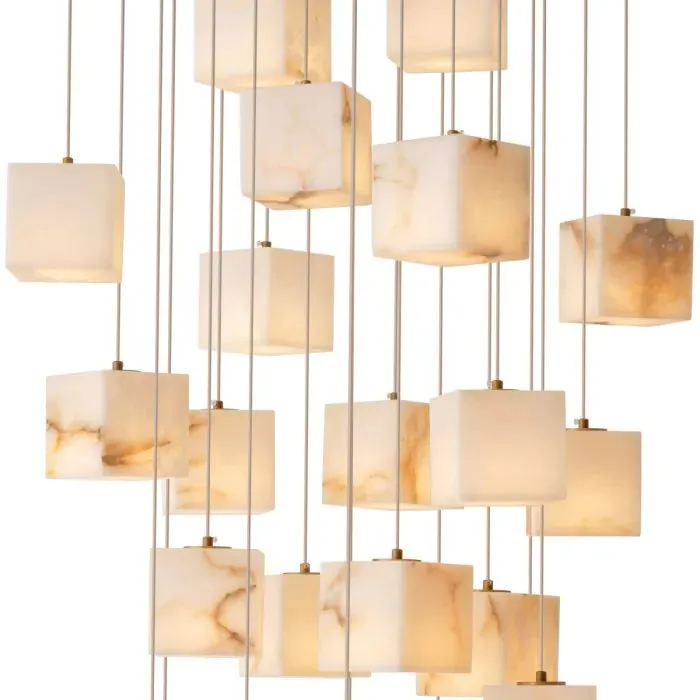 Chandelier Duboce - Antique Brass Finish
