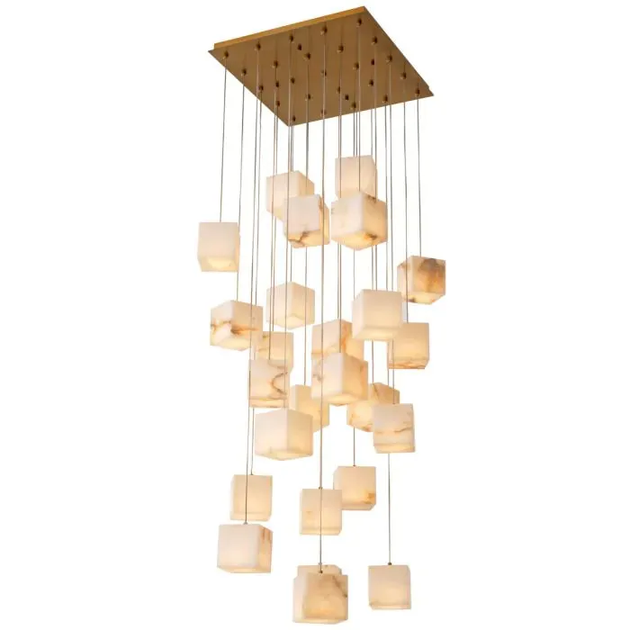 Chandelier Duboce - Antique Brass Finish
