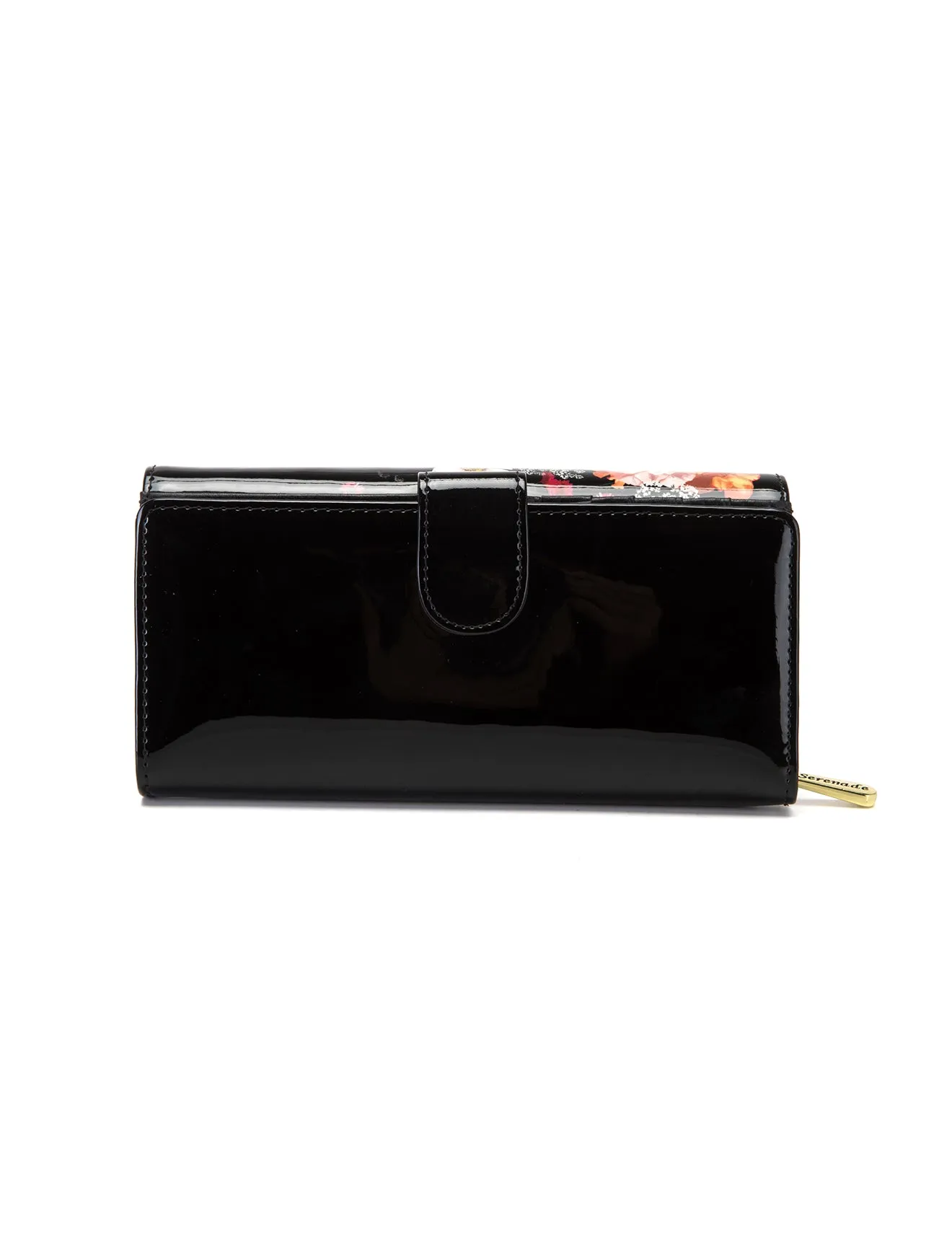 CLARA LARGE  PATENT LEATHER WALLET WITH RFID-WSF3401- NEW IN