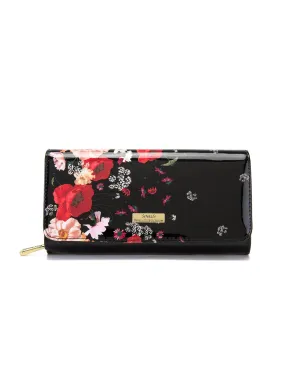 CLARA LARGE  PATENT LEATHER WALLET WITH RFID-WSF3401- NEW IN