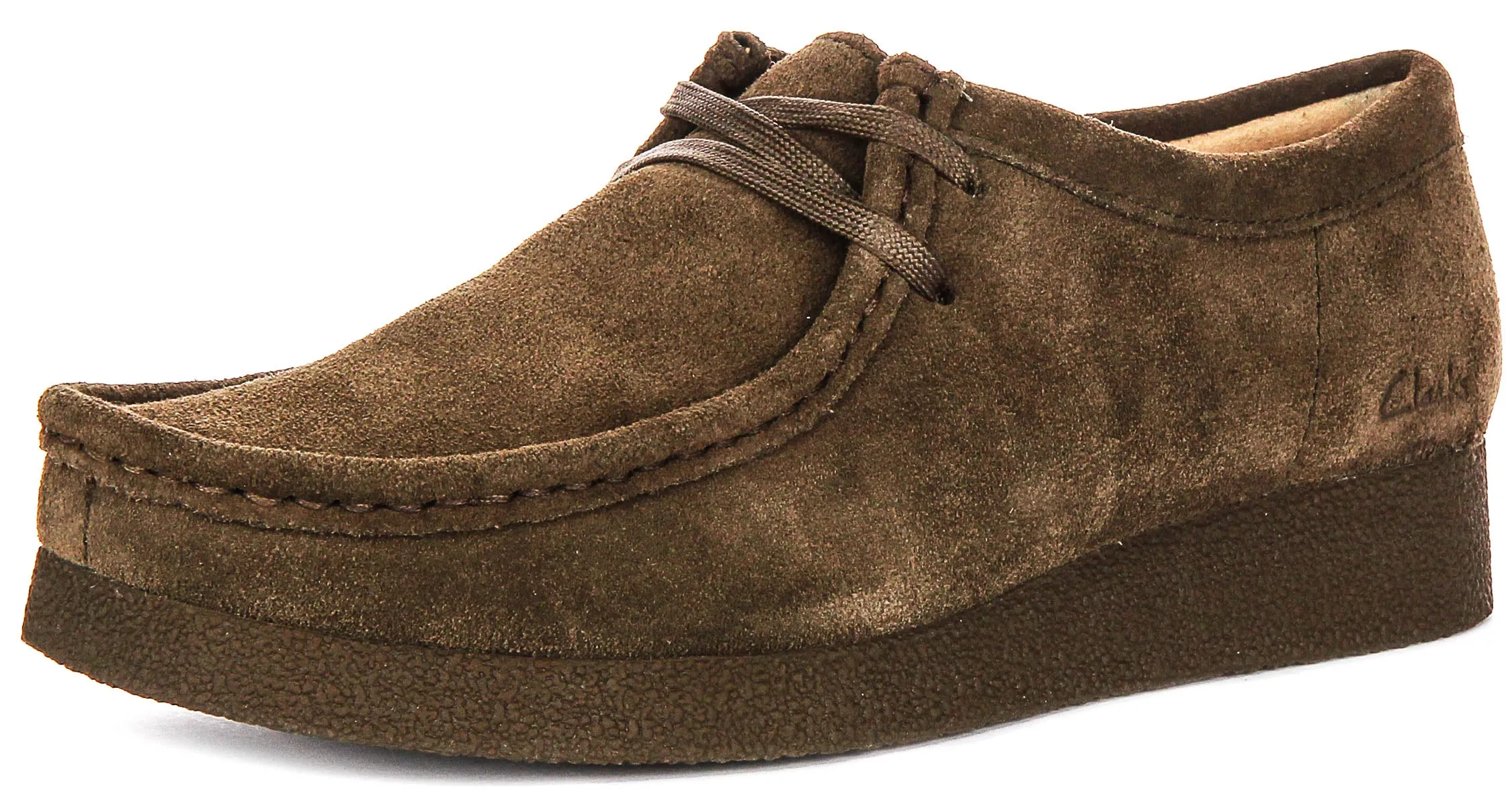 Clarks Wallabee Evosh In Olive For Women