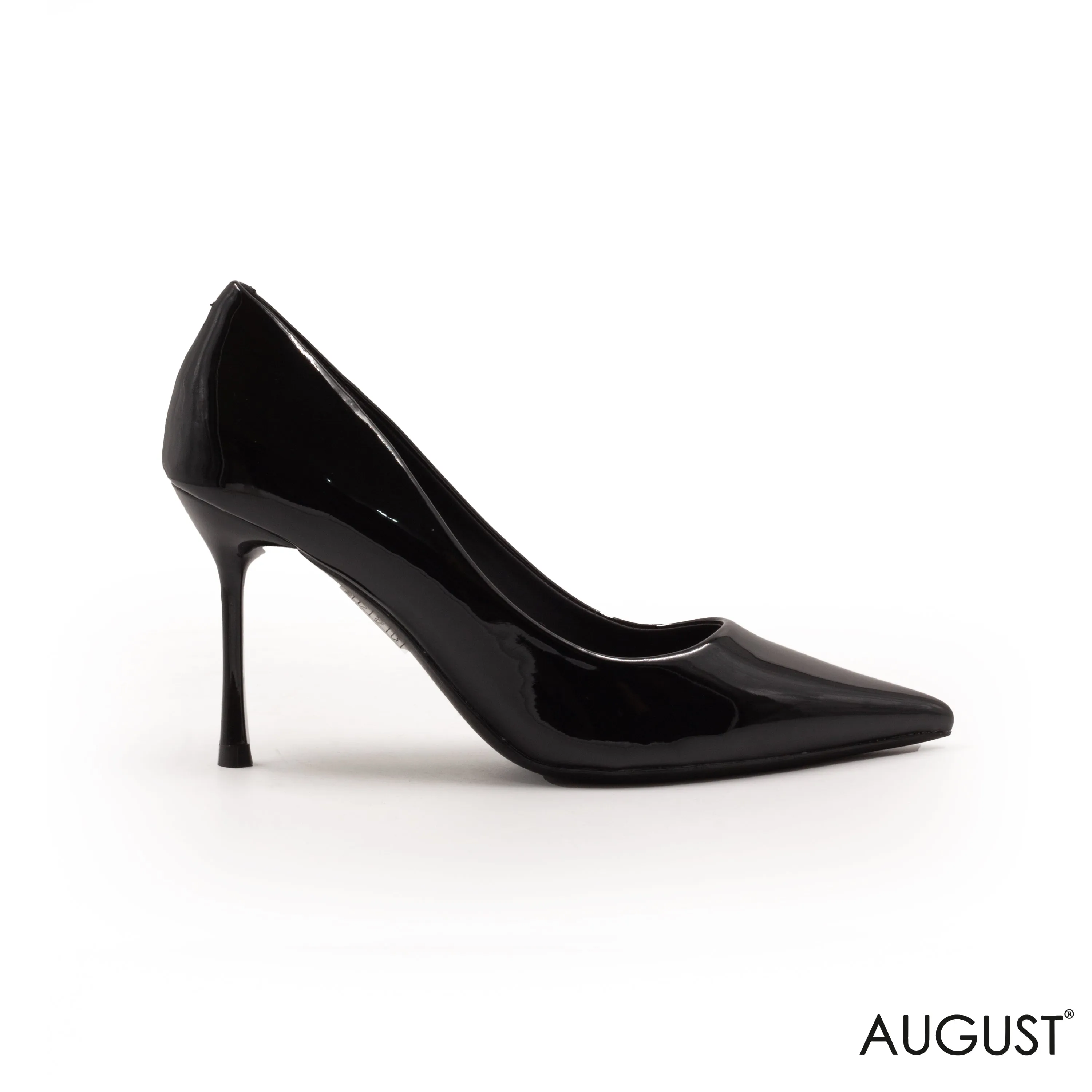 CLASSIC GLOSSY LEATHER HIGH-HEEL SHOES