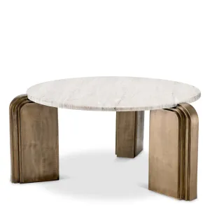 Coffee Table Albion - Antique Brass Finish