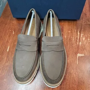 Cole Haan American Classics Penny Loafer Truffle Nubuck/Egret 9.5 (M)