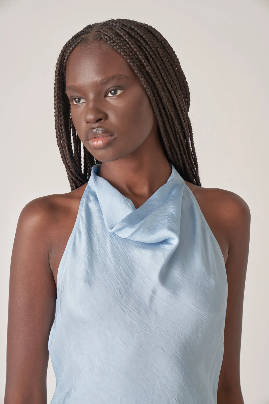 Cowl Bias Dress