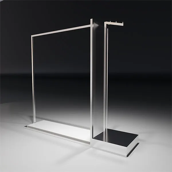CR028 Custom Garment Display Clothes Rack Set