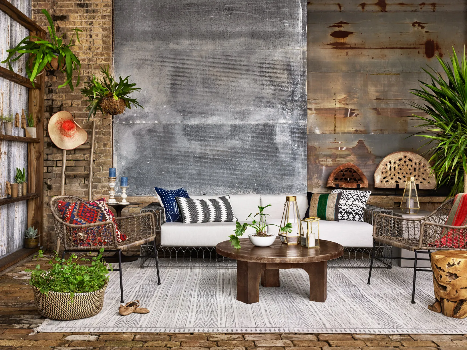Cruz Coffee Table-Antique Rust