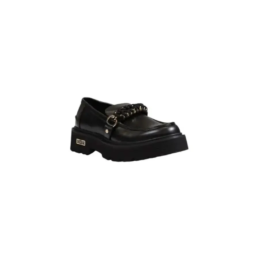 Cult Women Black Leather Shoes Fall/Winter Collection