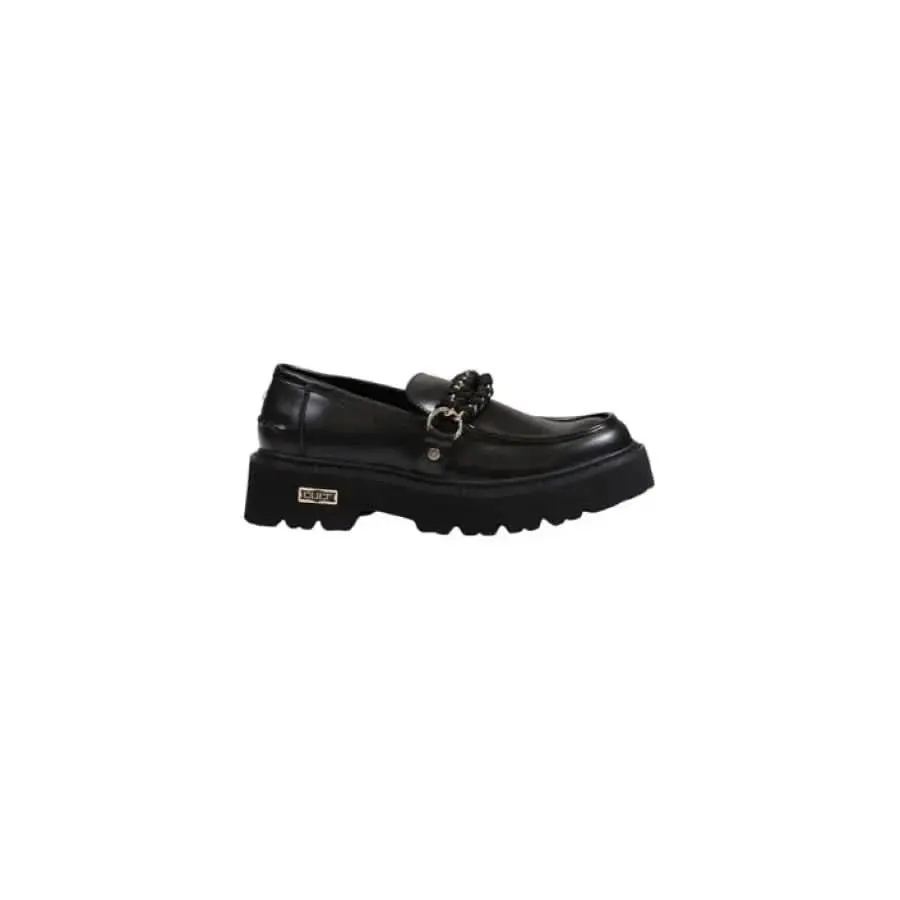 Cult Women Black Leather Shoes Fall/Winter Collection