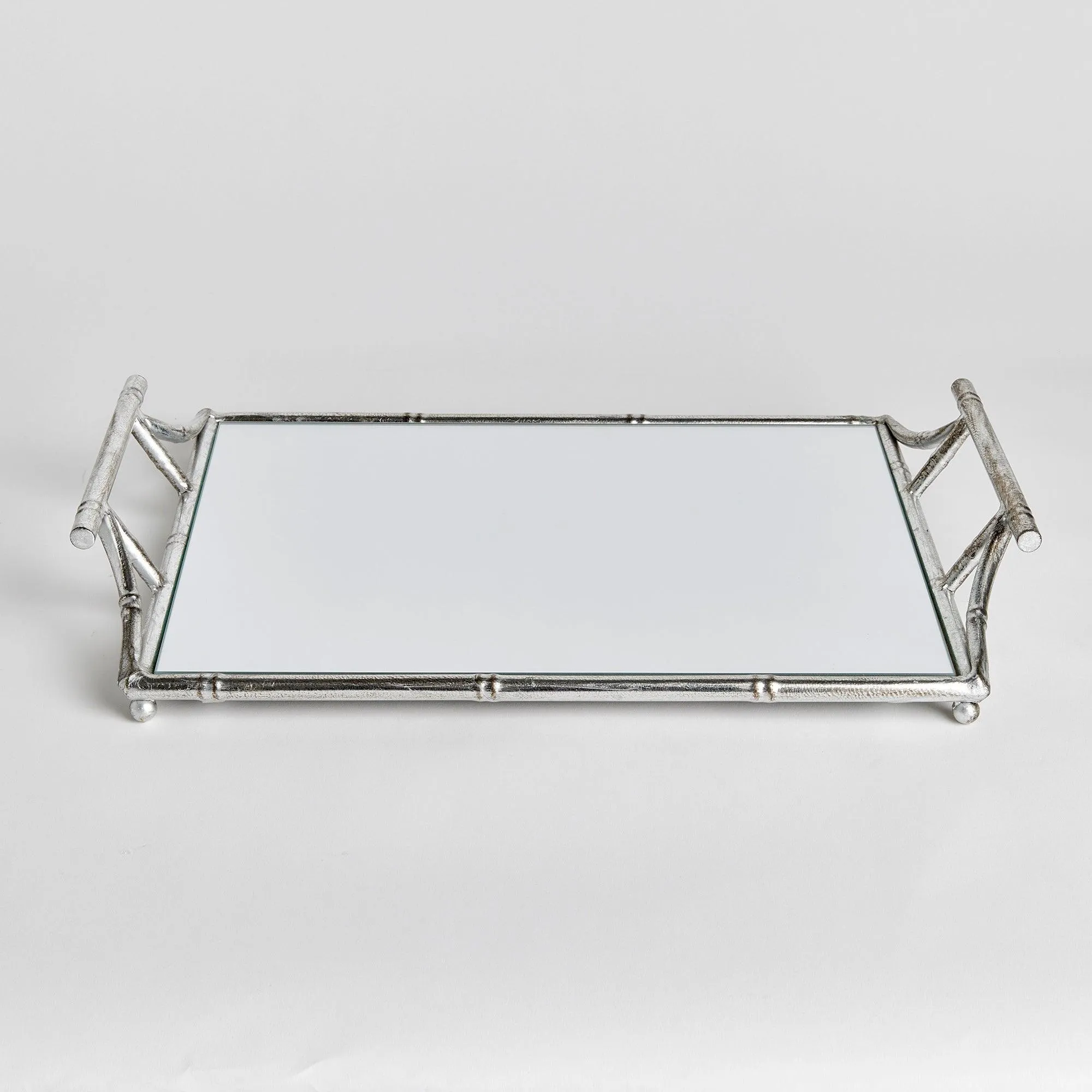 Daphne Mirrored Tray With Handles