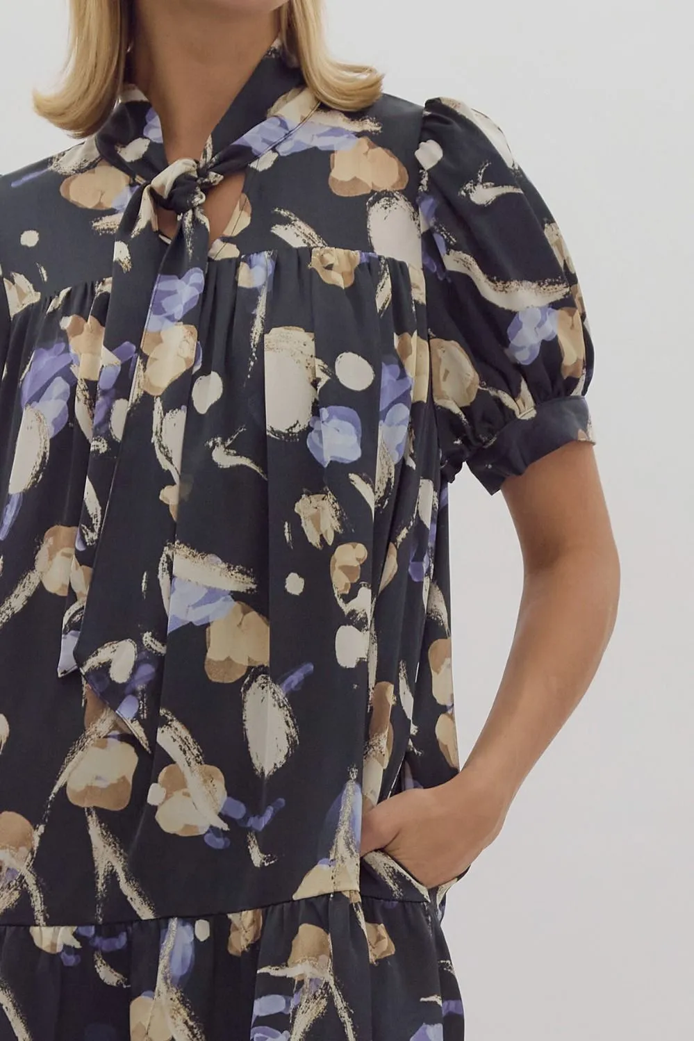 Destiny Print mini Dress