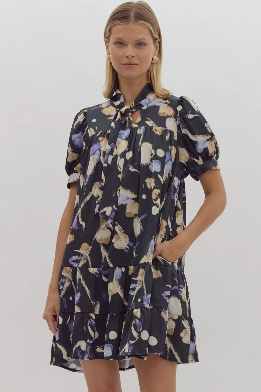 Destiny Print mini Dress
