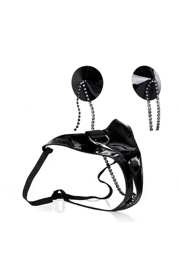 Diamond Pasties & Thong Set