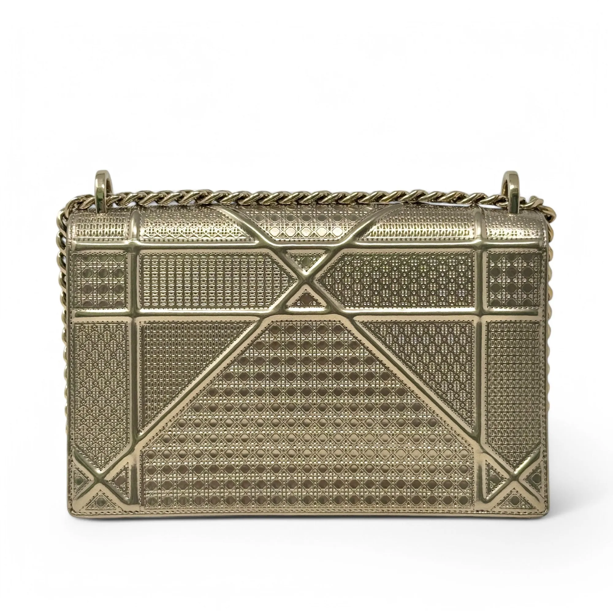 Dior Gold Medium Diorama Flap
