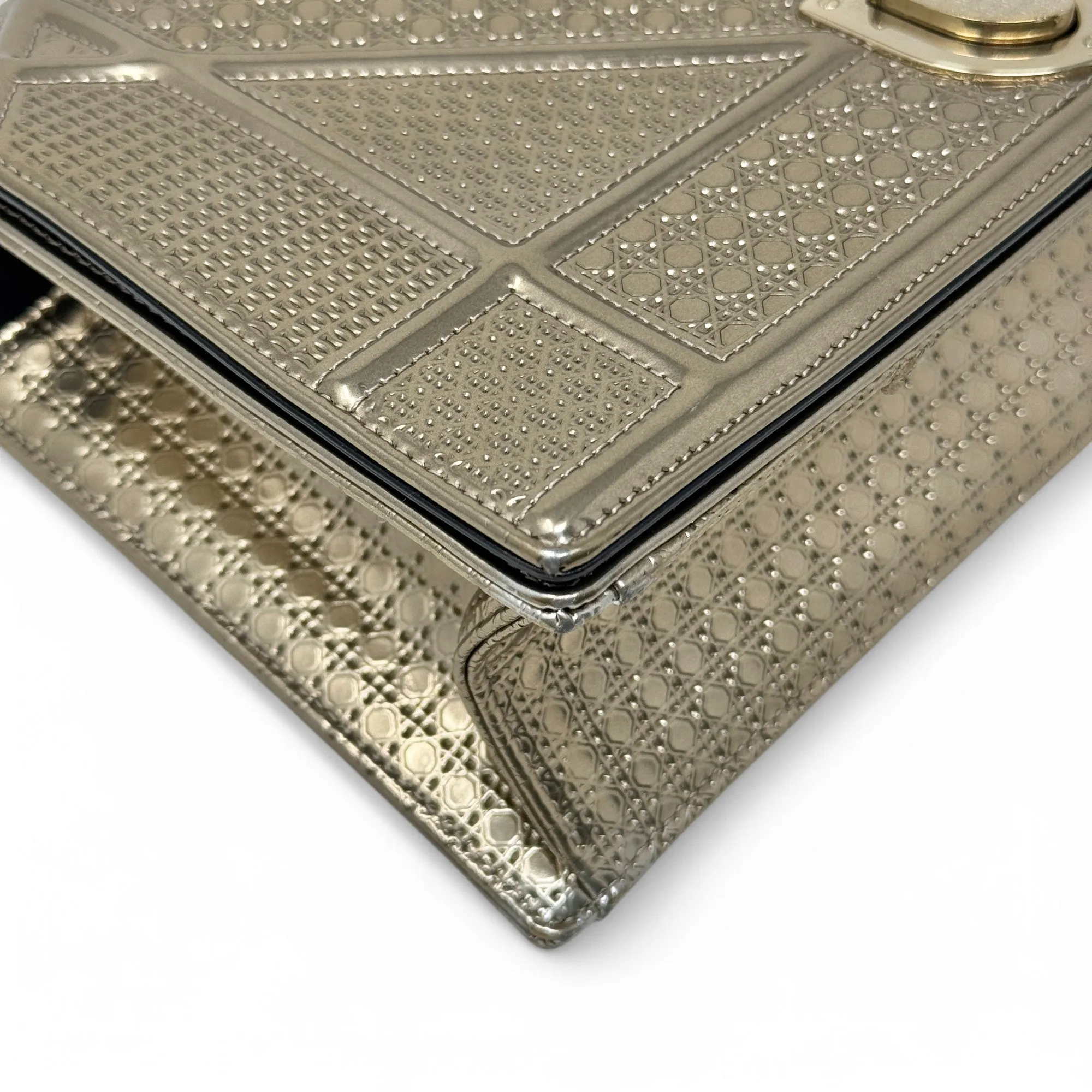 Dior Gold Medium Diorama Flap