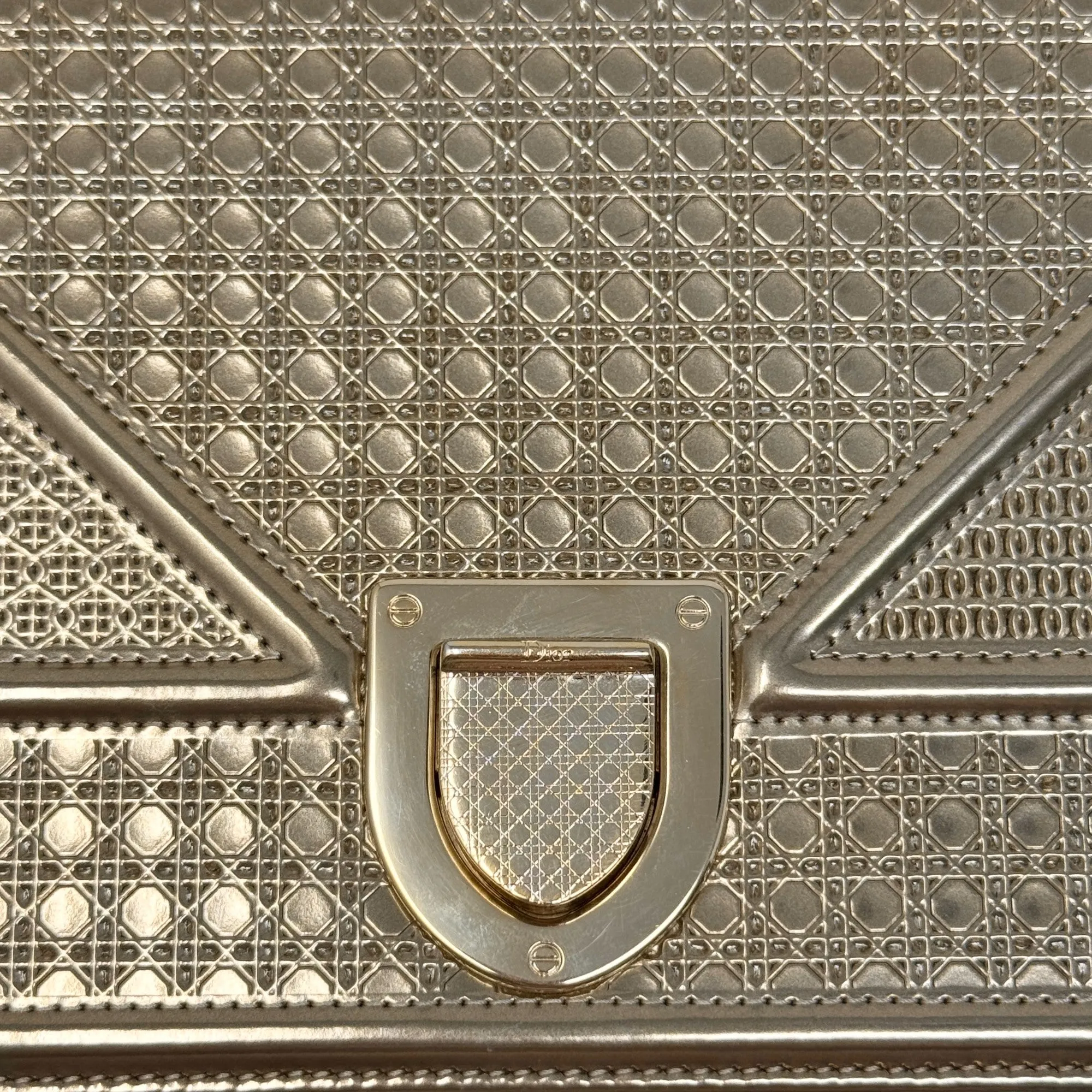 Dior Gold Medium Diorama Flap