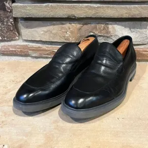 Donald J Pliner Edwyn Black Leather Loafer