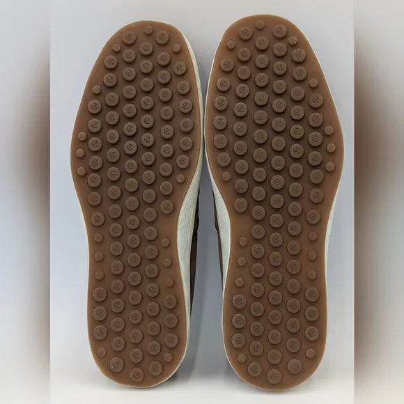Ecco Men's S Lite Moc Slip On Cognac/Camel Leather Fluidform Size US 8/8.5 EU 42