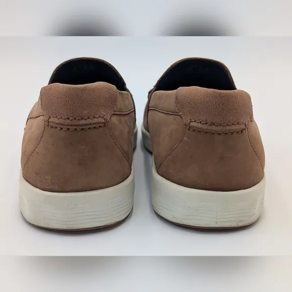 Ecco Men's S Lite Moc Slip On Cognac/Camel Leather Fluidform Size US 8/8.5 EU 42