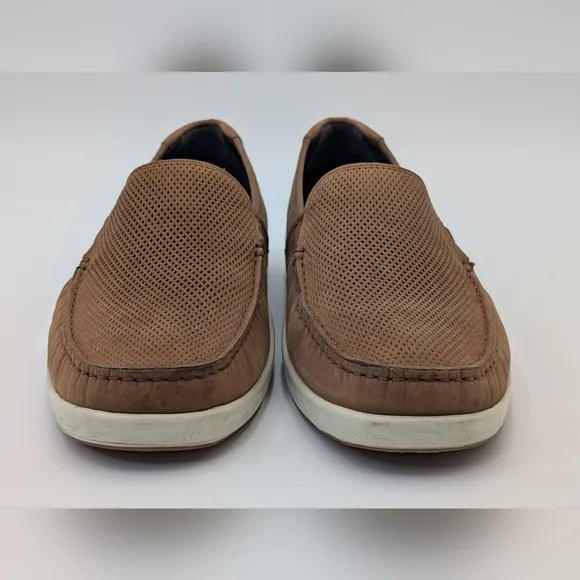Ecco Men's S Lite Moc Slip On Cognac/Camel Leather Fluidform Size US 8/8.5 EU 42