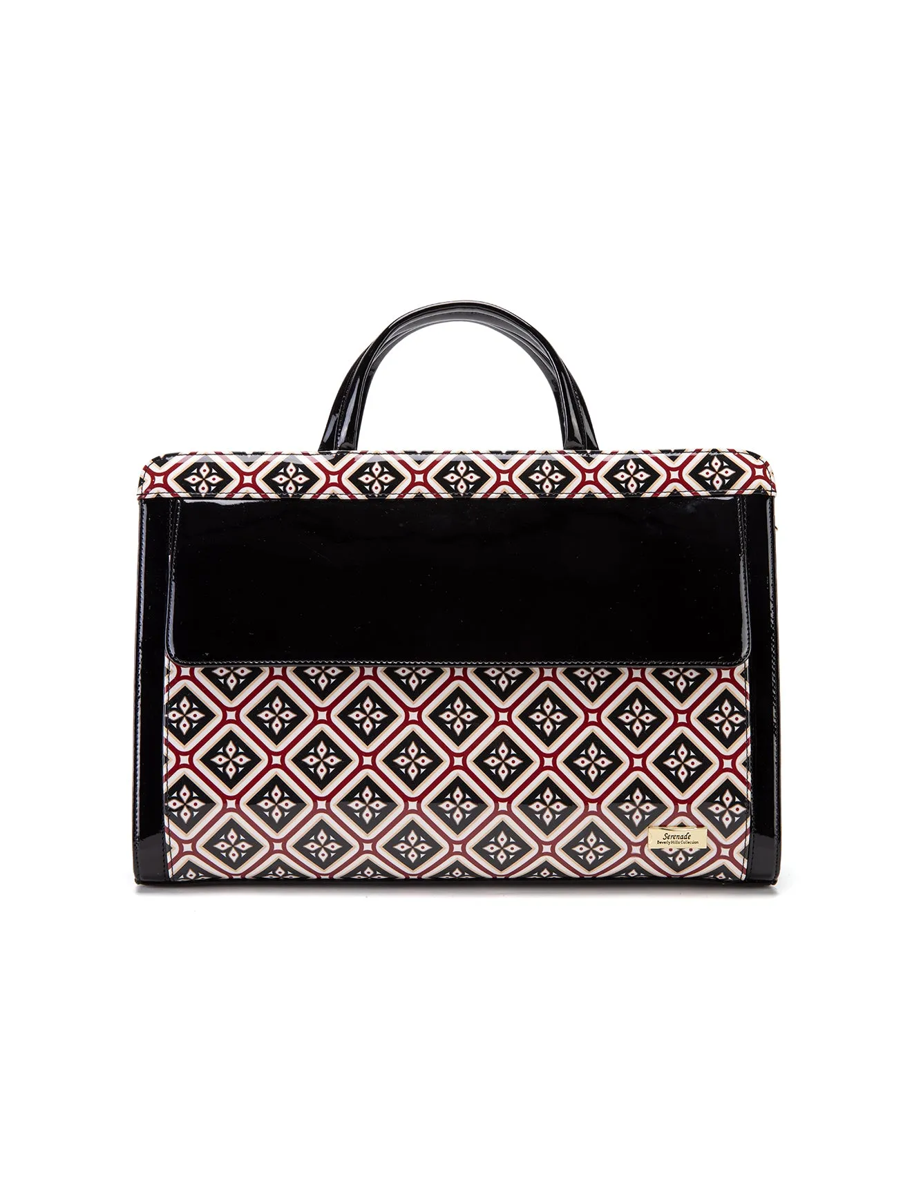 ELOISE PATENT LEATHER LAPTOP BAG-SF25-T21066- NEW IN