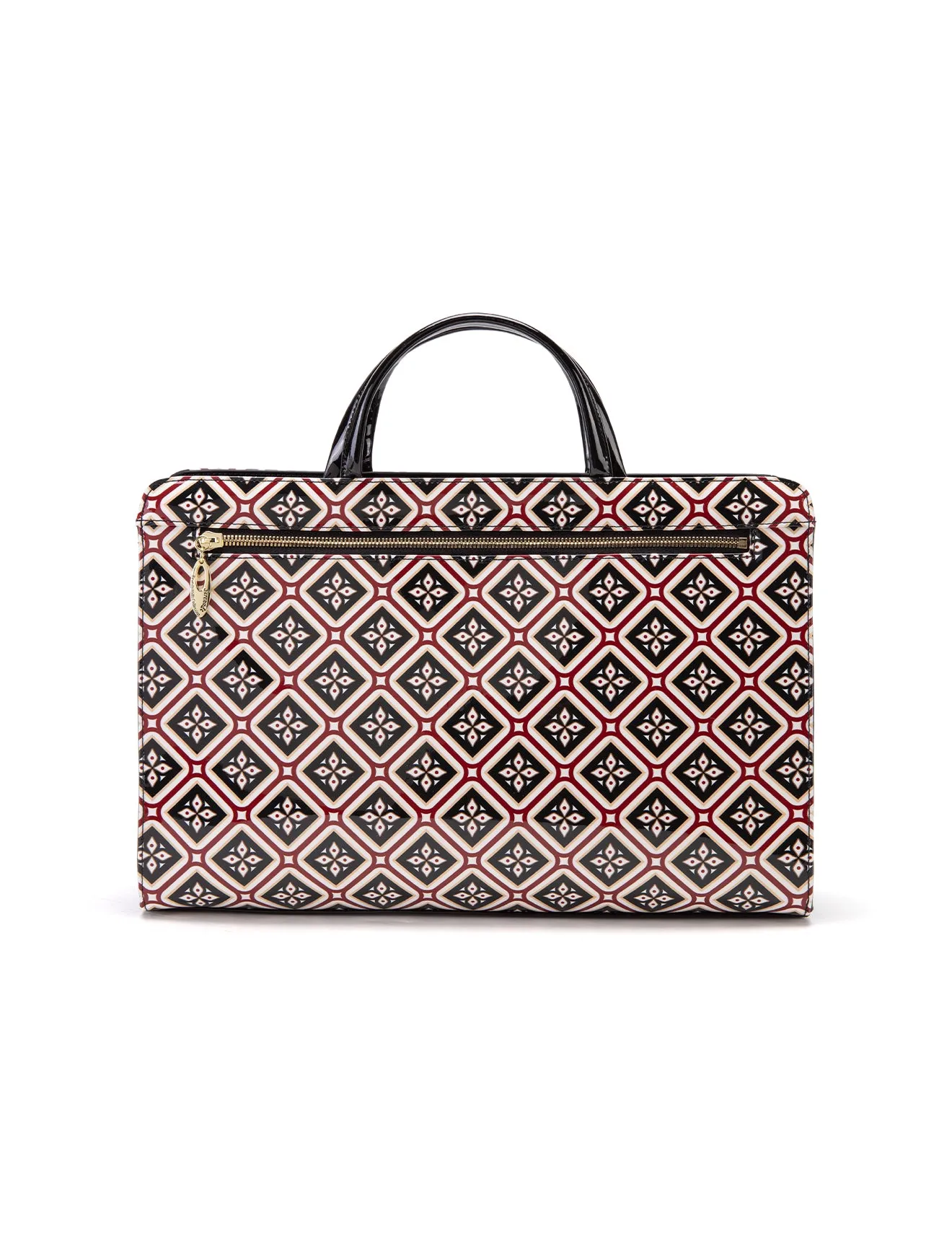 ELOISE PATENT LEATHER LAPTOP BAG-SF25-T21066- NEW IN