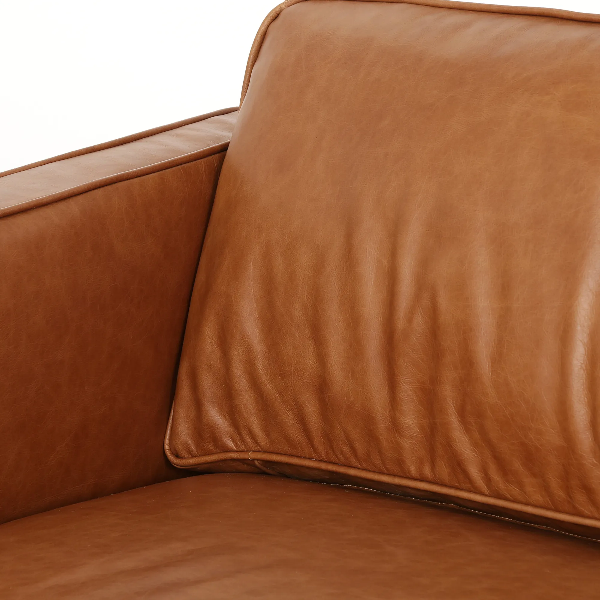 Emery Top Grain Leather Sofa - Sonoma Butterscotch