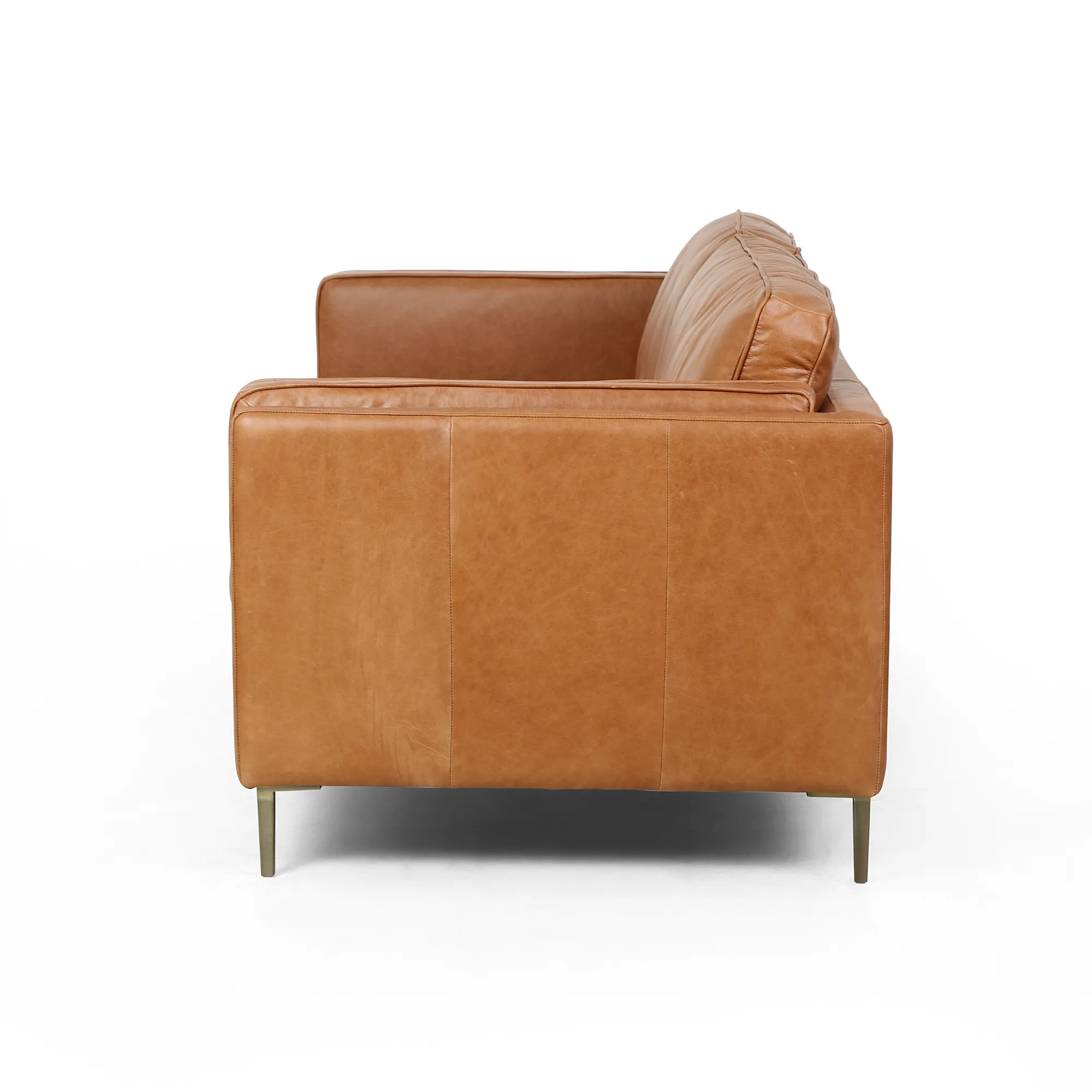 Emery Top Grain Leather Sofa - Sonoma Butterscotch