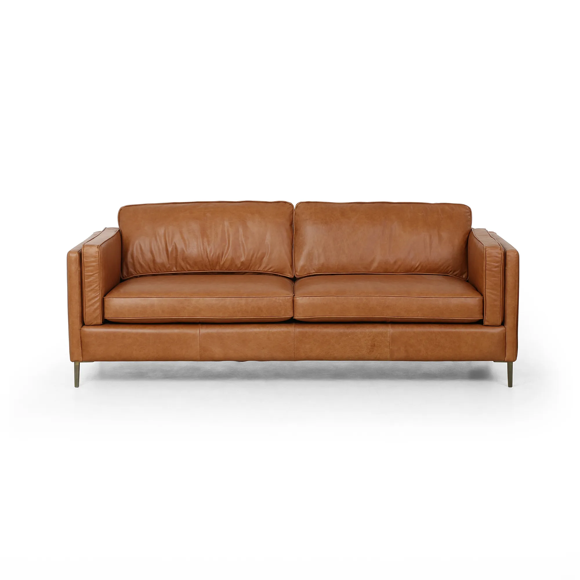 Emery Top Grain Leather Sofa - Sonoma Butterscotch