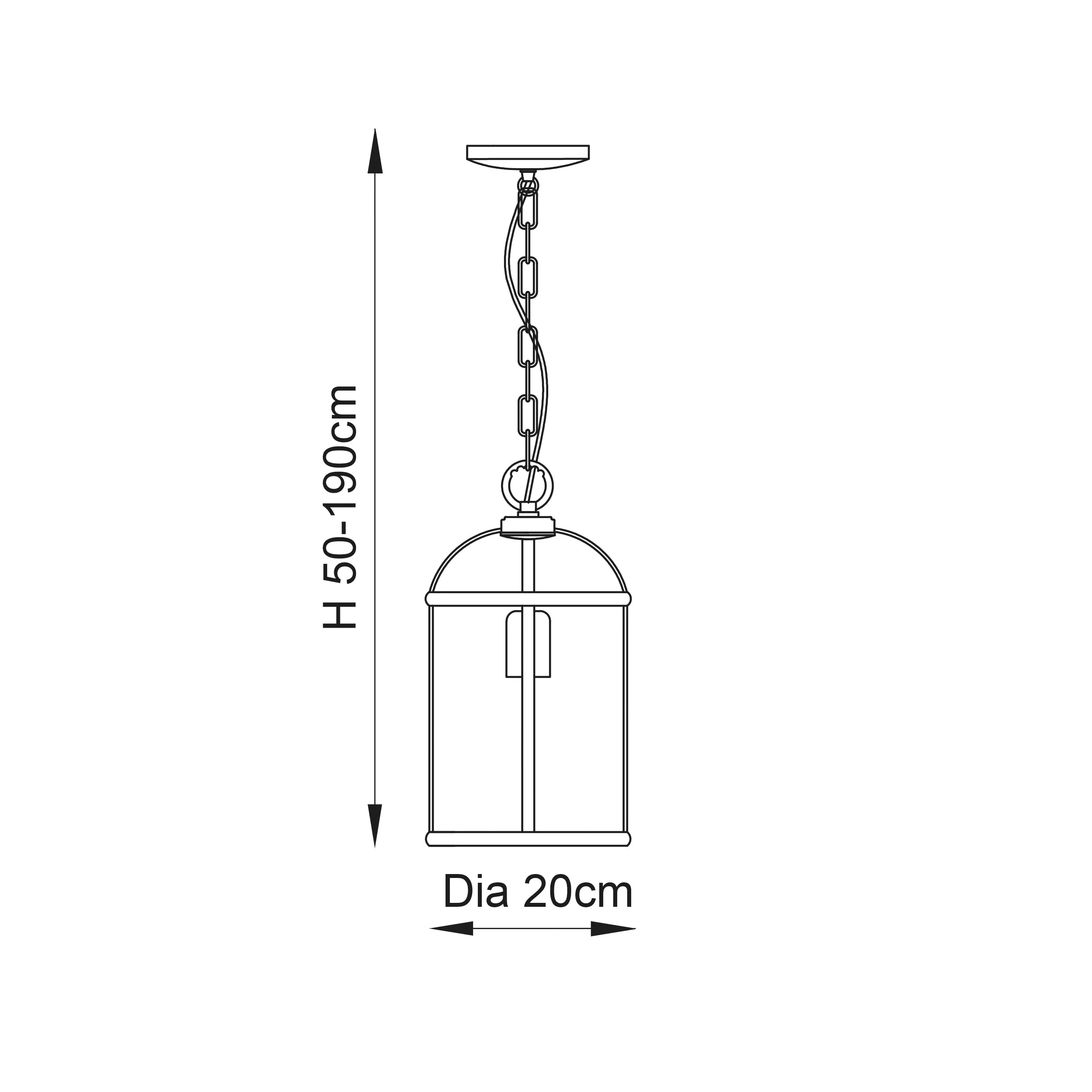 Endon 69454 Lambeth 1lt Pendant Antique brass plate & clear glass 40W E27 GLS (Required)