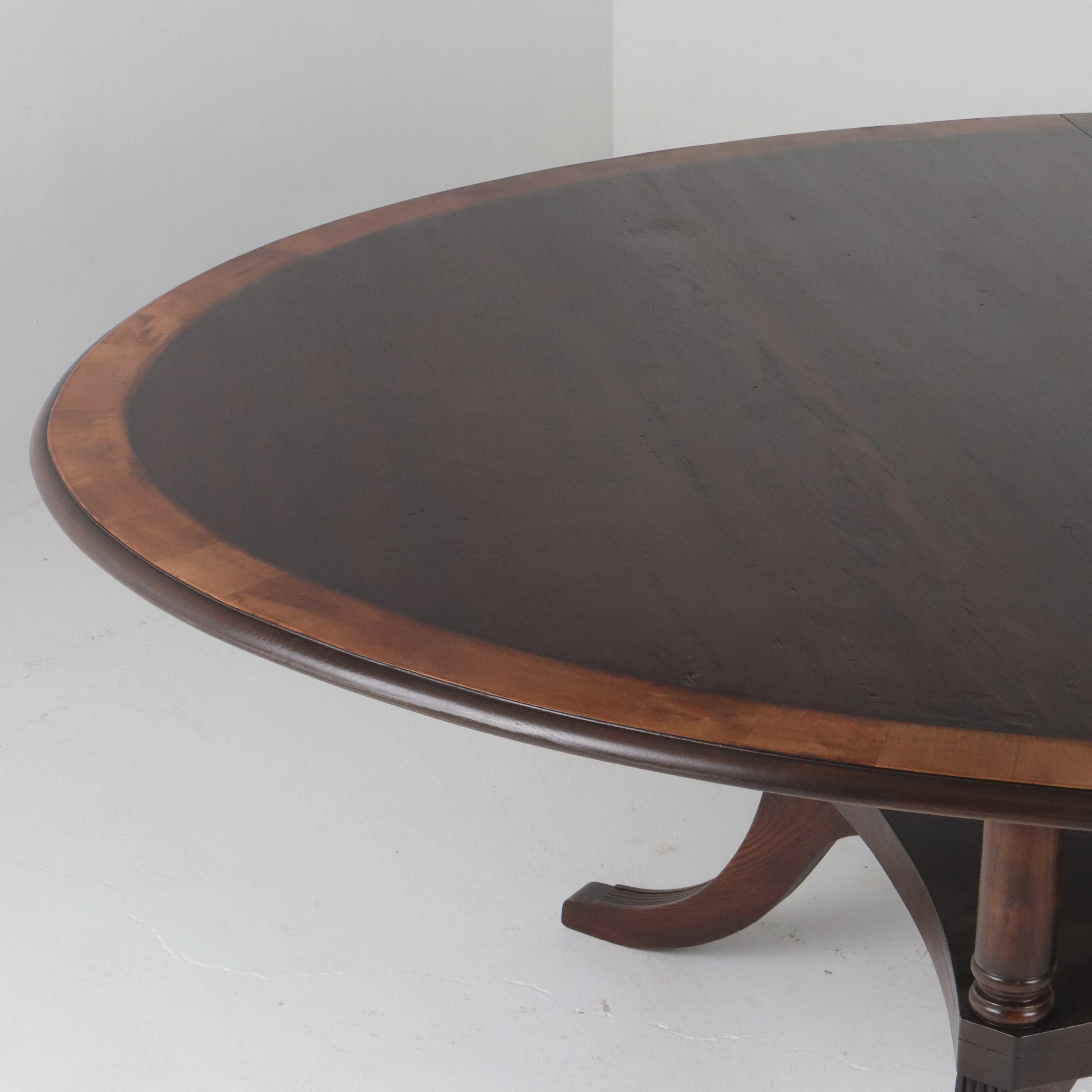 English Oval Birdcage Table w/ 24" Leaf