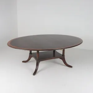 English Oval Birdcage Table w/ 24" Leaf