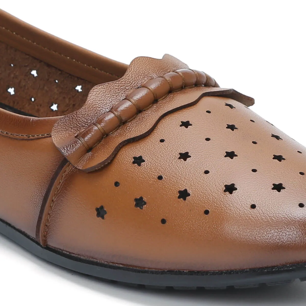F1 Pattern Party Wear Belly Shoes