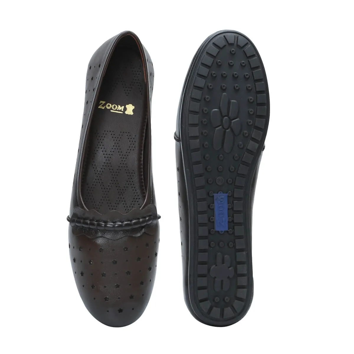 F1 Pattern Party Wear Belly Shoes