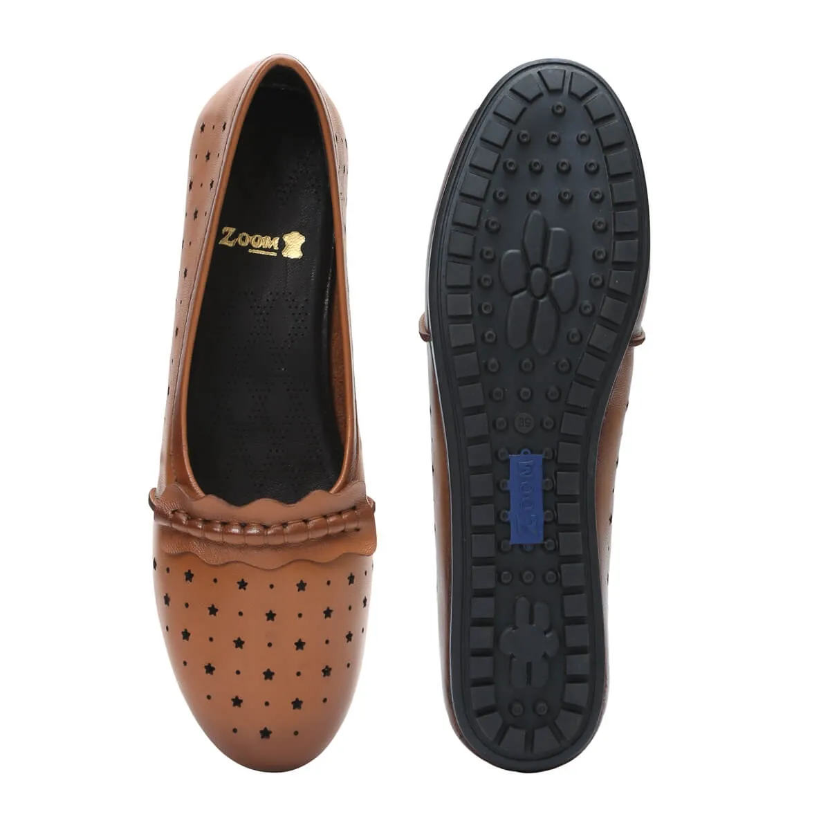 F1 Pattern Party Wear Belly Shoes