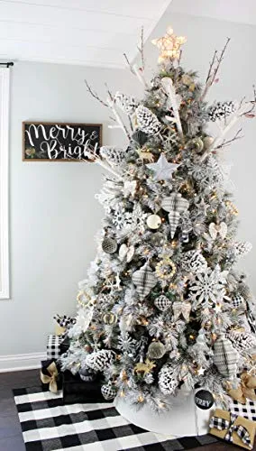 Farmhouse Ball Ornaments (Silver Gray, Case of 12)