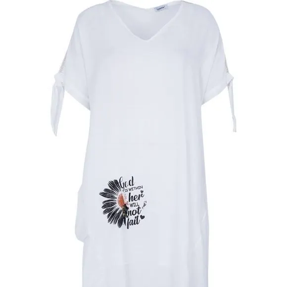 Fashion New Designer White 100% Linen SummerMaxi  Dress Beach XL XXL SALE