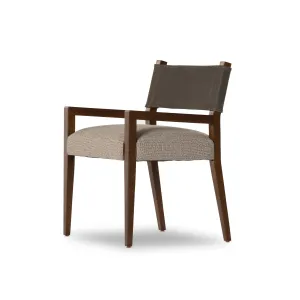 Ferris Dining Arm Chair Nubuck Charcoal