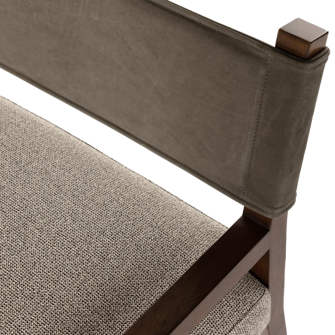 Ferris Dining Arm Chair Nubuck Charcoal