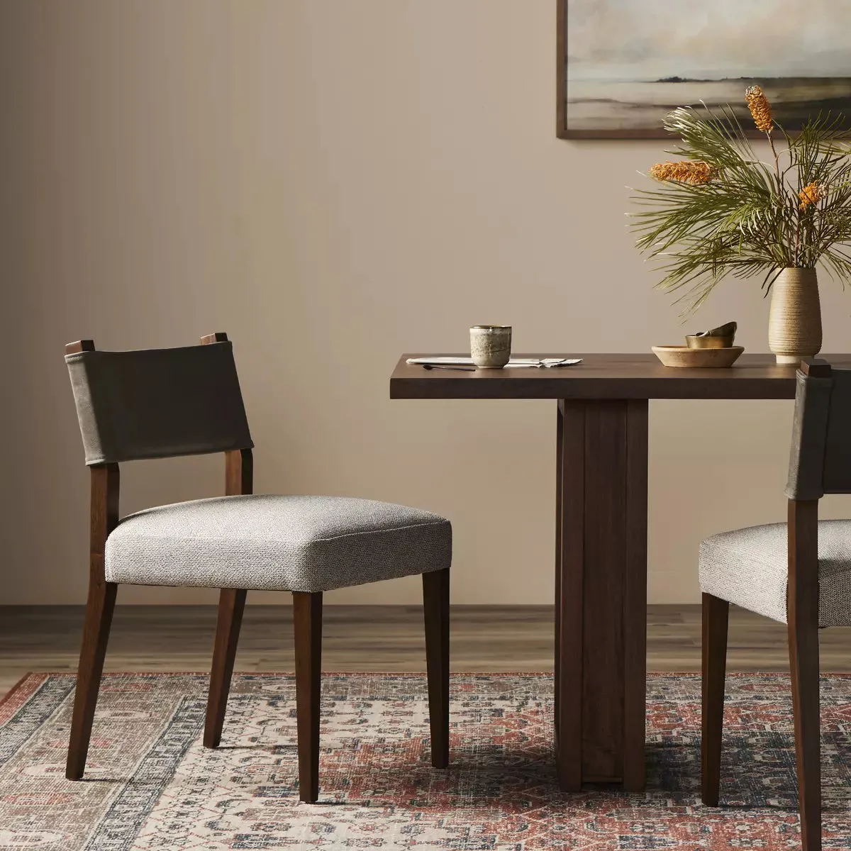 Ferris Dining Chair Nubuck Charcoal