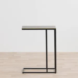 Float End Table - Antique Brass