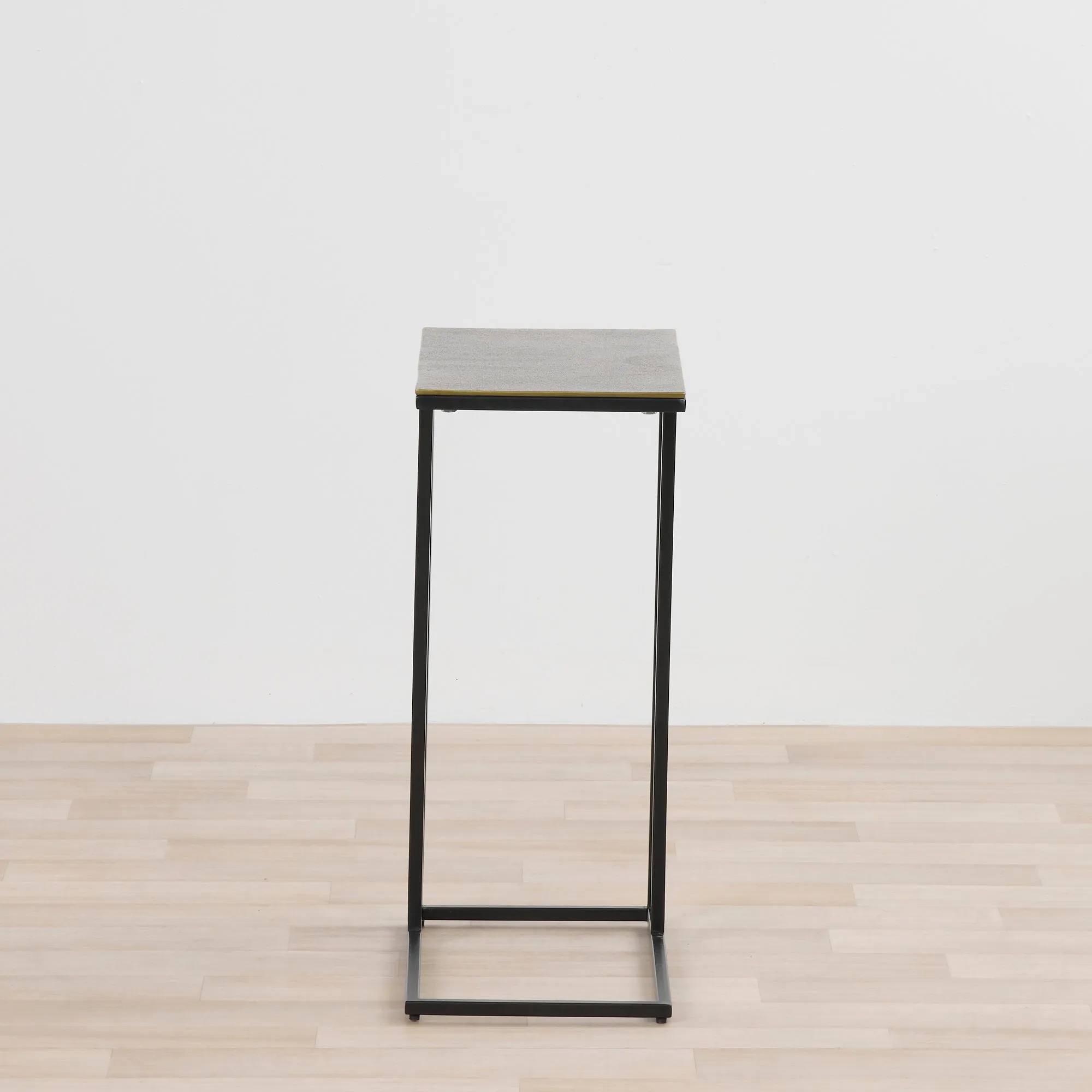 Float End Table - Antique Brass